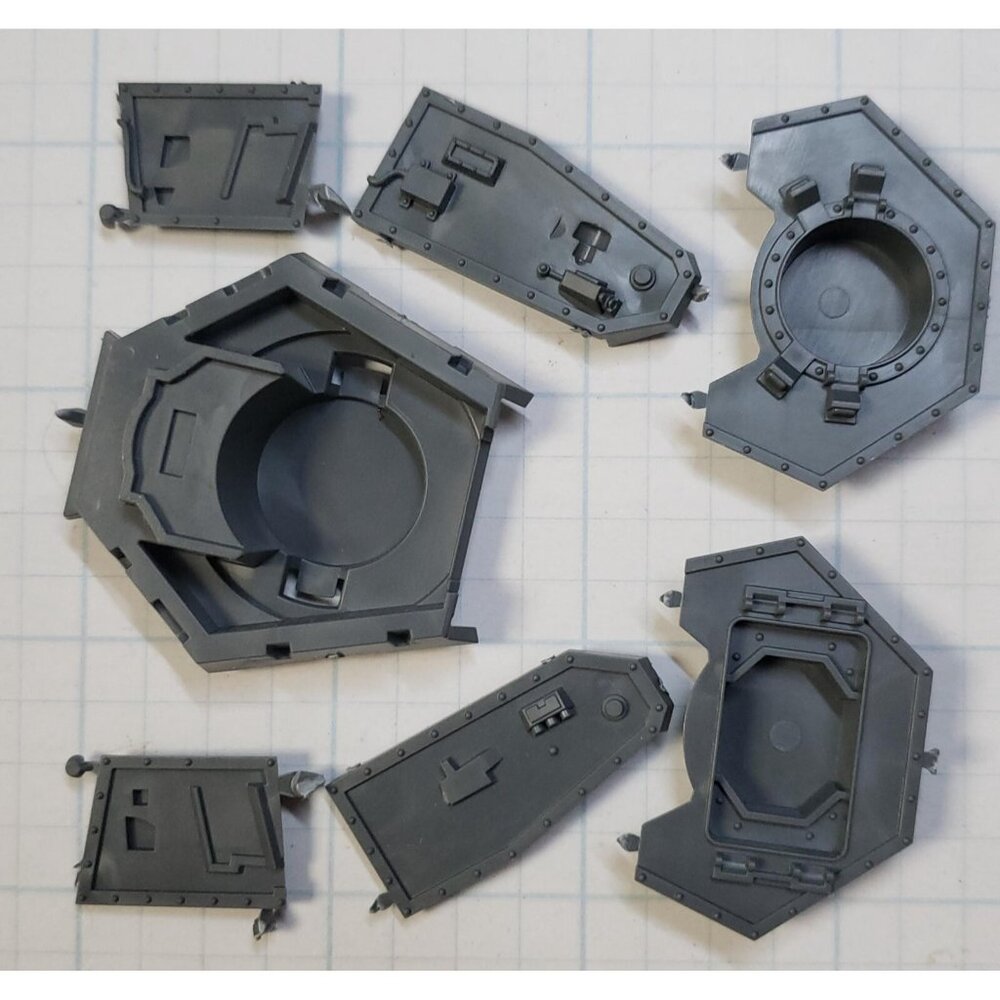 30k Solar Auxilia Bits Horus Heresy Leman Russ ASSAULT Turret NO GUN - Picture 2 of 2